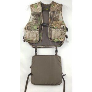 Game Winner Hunting Vest with Padded Seat Mens One Size Polyester Camouflage
